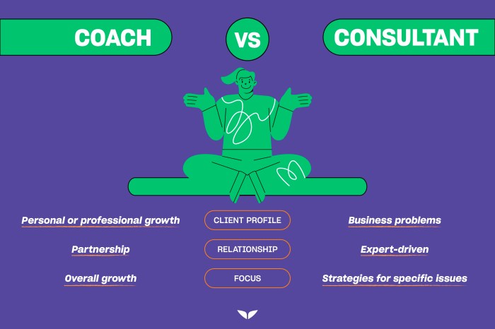Business Consultants vs. Coaches: Which One Do You Need?